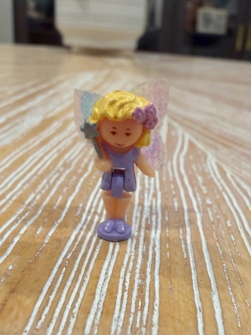 1993 Secret Rose Fairy Ring Polly Pocket Bluebird Doll